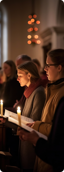 People in prayer